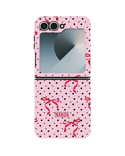 Android Flip Rearguard Defender - Red Bows