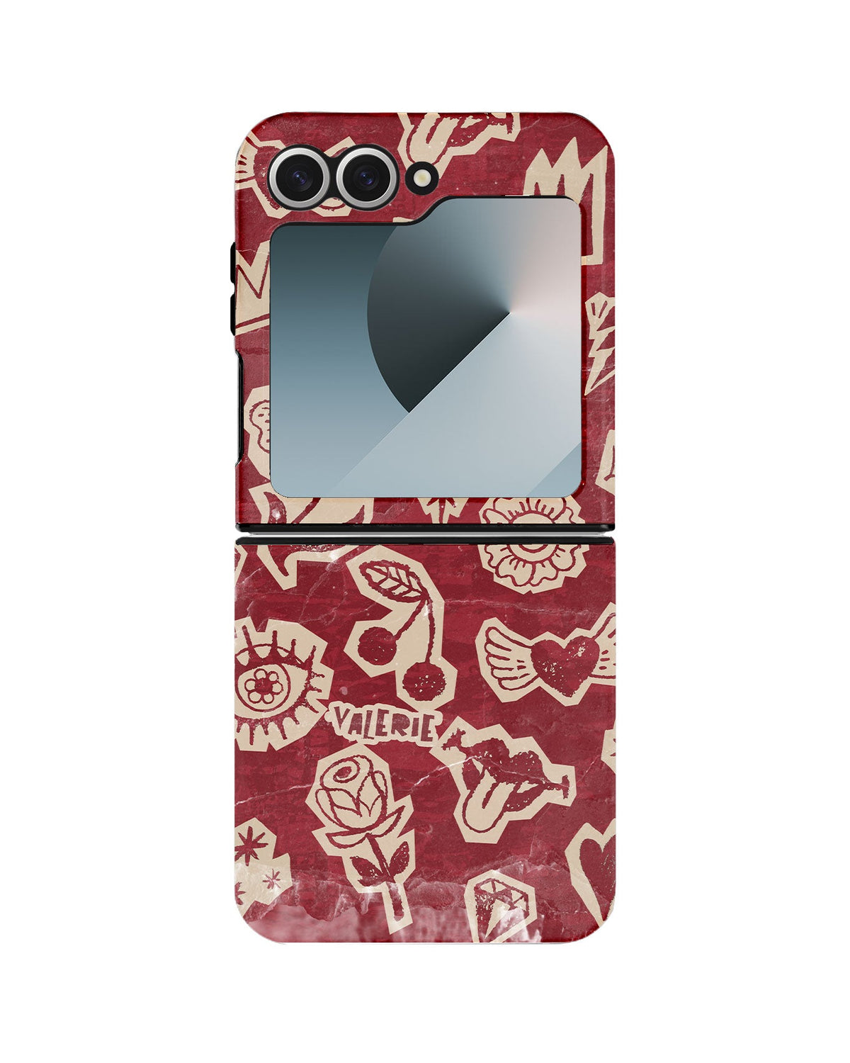 Android Flip Rearguard Defender - Red Fragments
