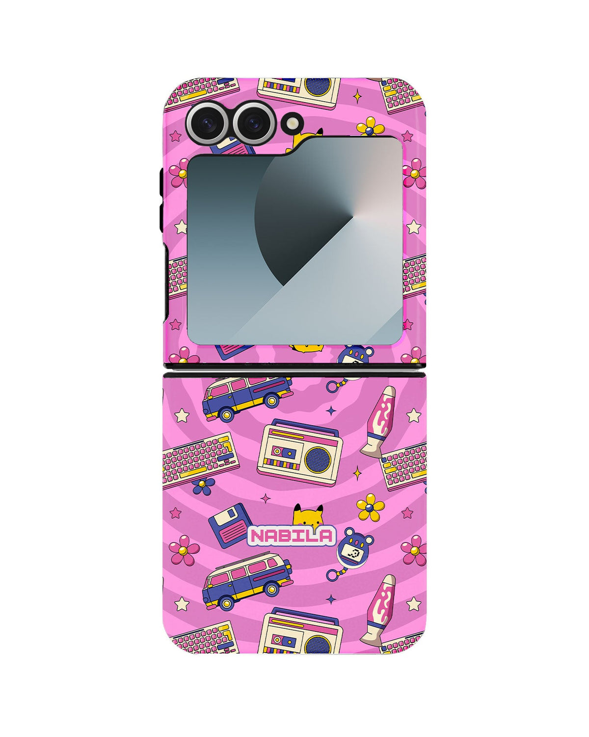Android Flip Rearguard Defender - Retro Spiral