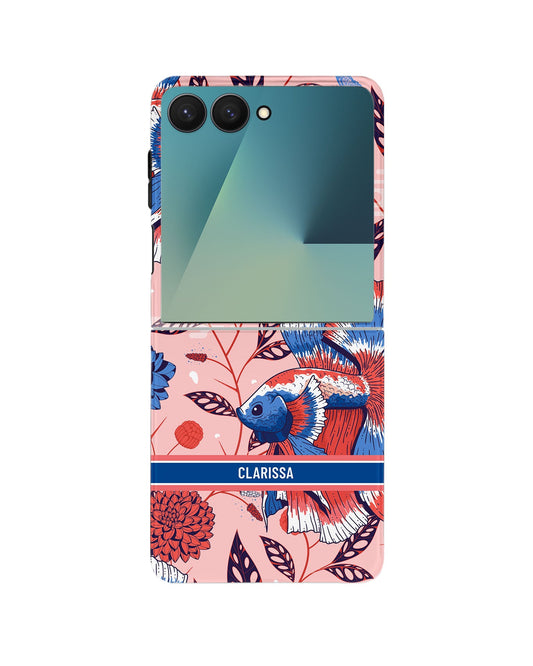 Android Flip Rearguard Defender - Fish & Floral 2.0