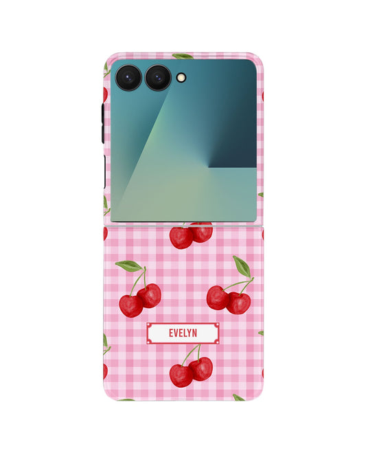 Android Flip Rearguard Defender - Cherry Tartan