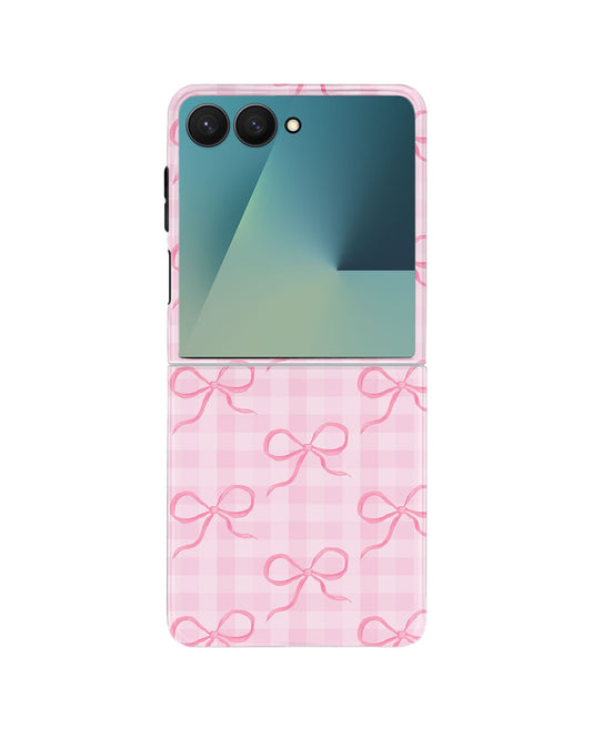 Android Flip Rearguard Defender - Coquette Pink Bow