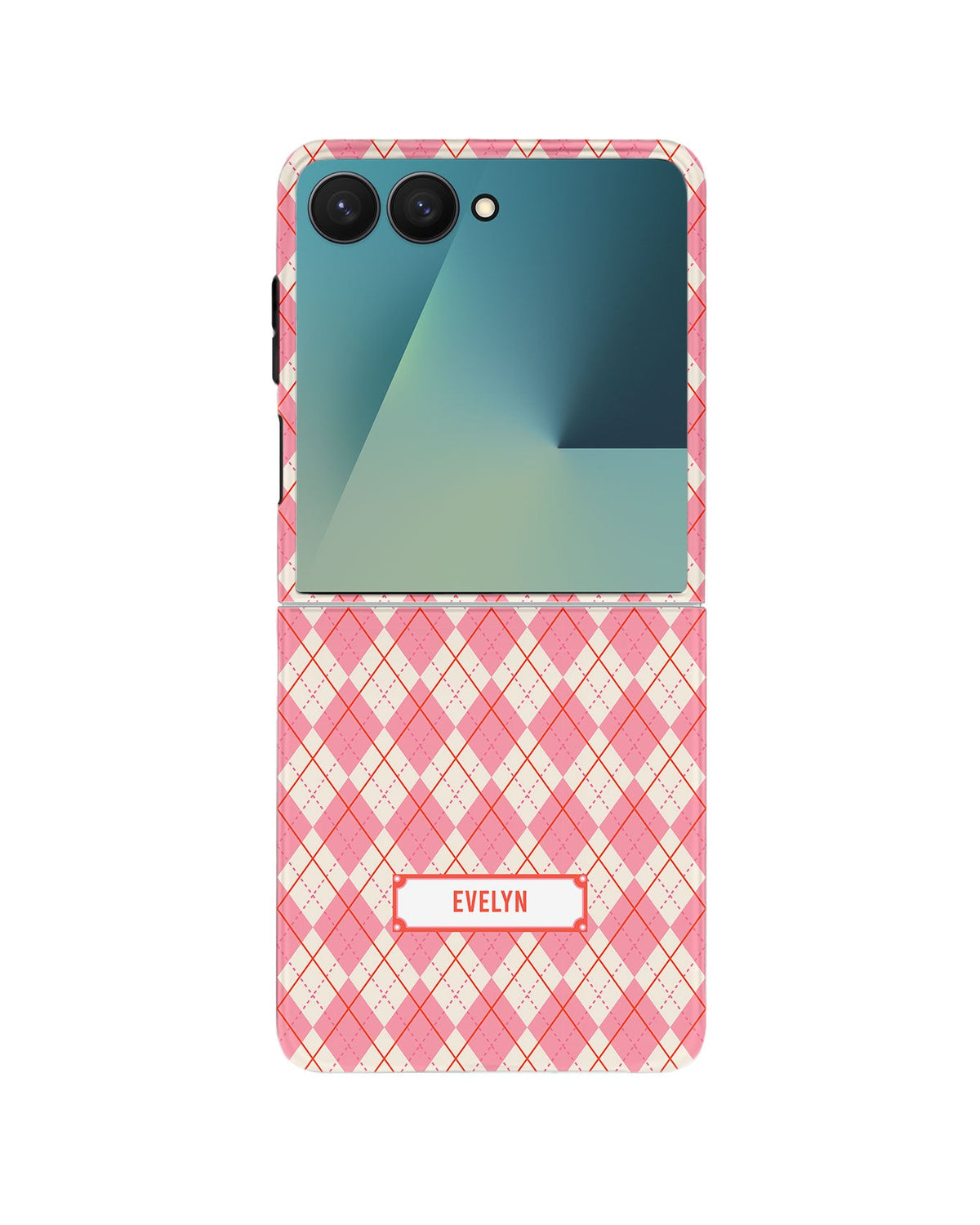 Android Flip Rearguard Defender - Pink Argyle