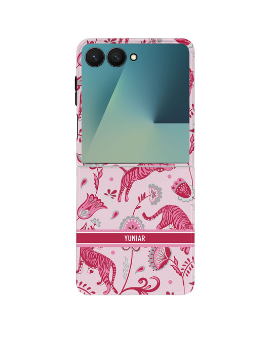 Android Flip Rearguard Defender - Tiger Floral 7.0