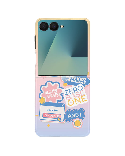 Android Flip Rearguard Defender - Zerobaseone Song Sticker Pack