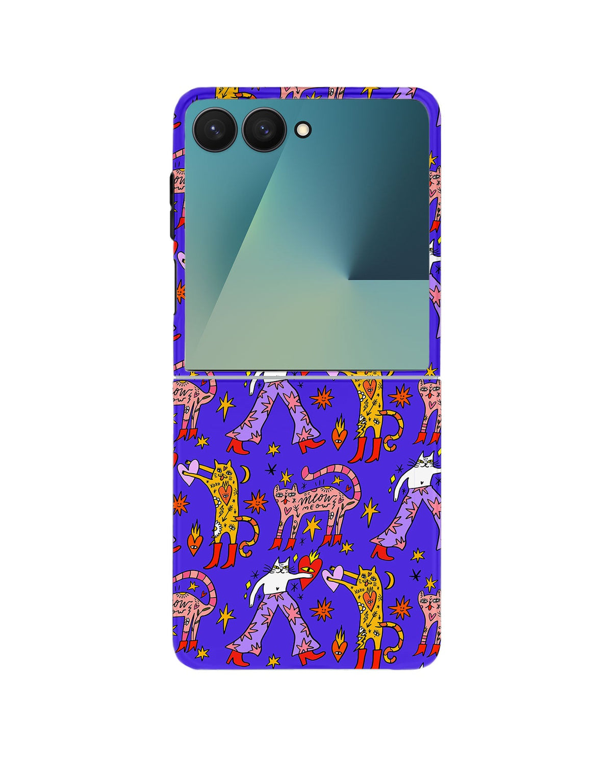 Android Flip Rearguard Defender - Violet Meow