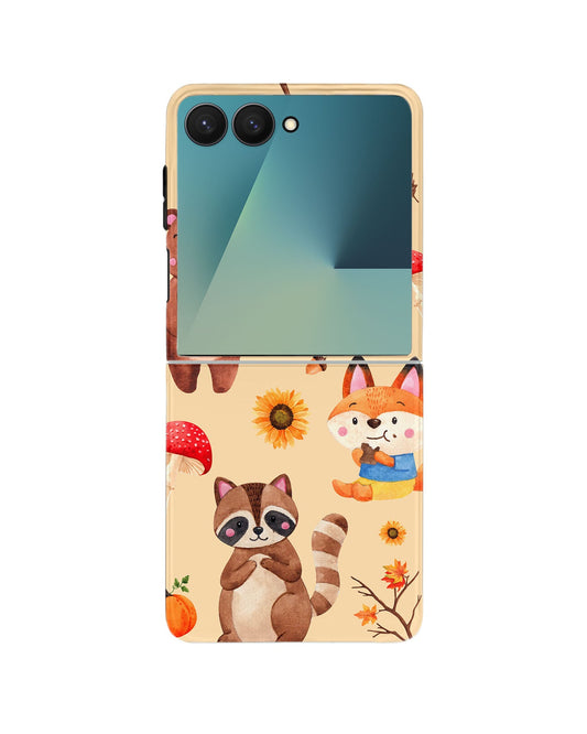 Android Flip Rearguard Defender - Autumn Animals