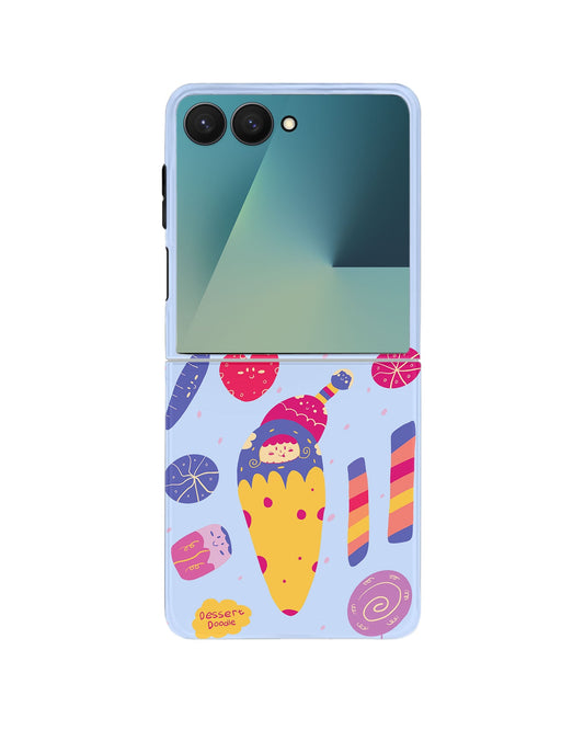 Android Flip Rearguard Defender - Dessert Doodle
