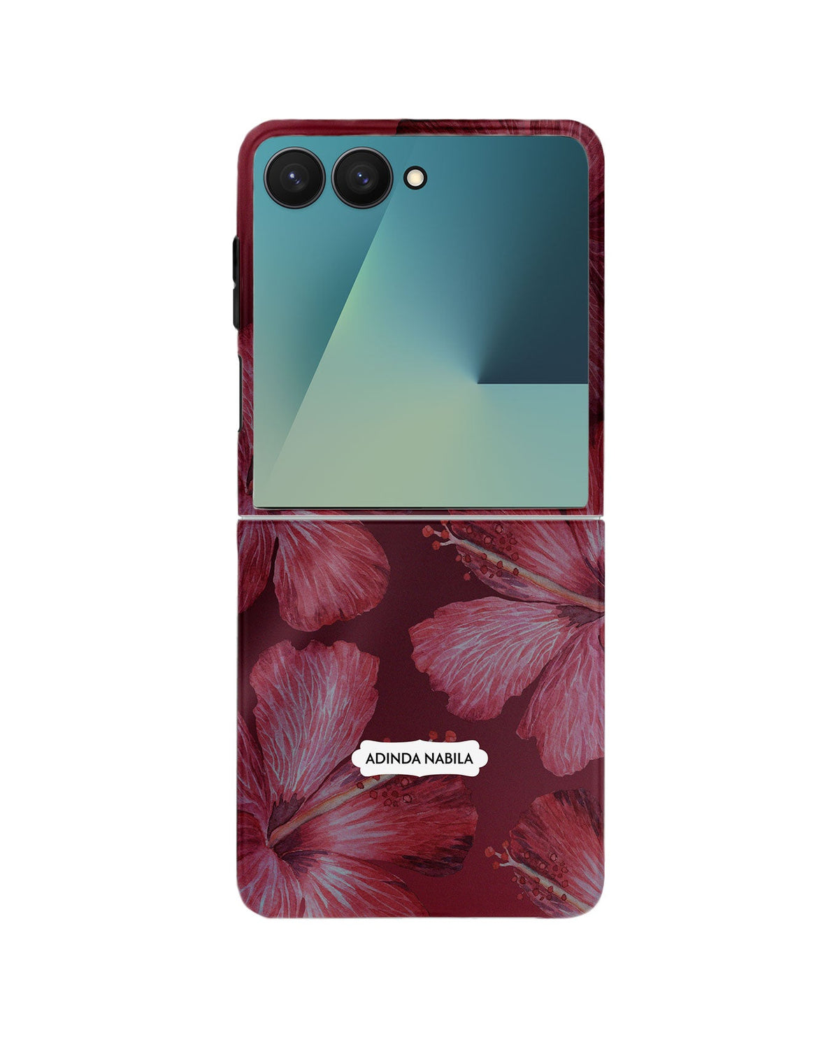 Android Flip Rearguard Defender - Goth Hibiscus