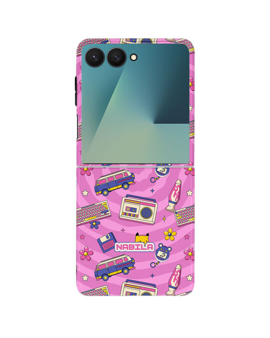 Android Flip Rearguard Defender - Retro Spiral