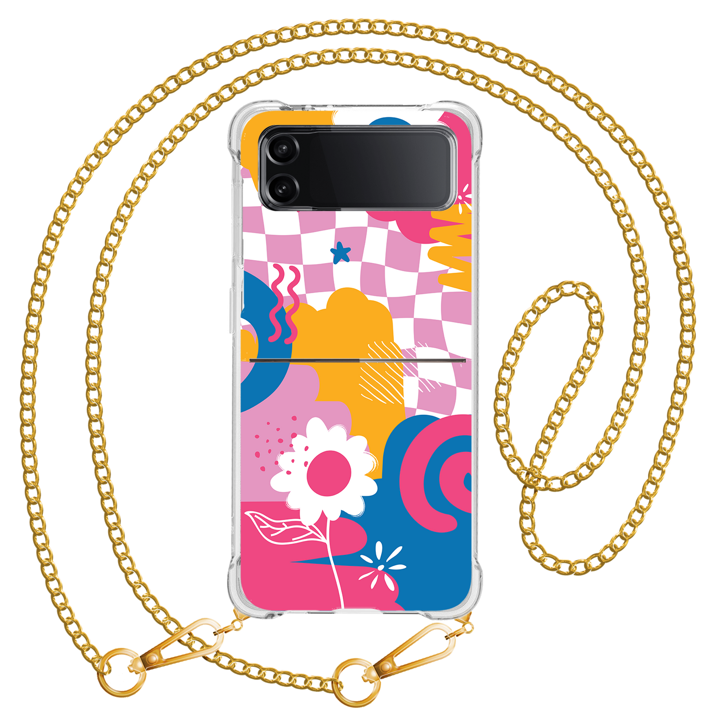 Android Flip / Fold Rearguard Hybrid - Abstract Flower 5.0