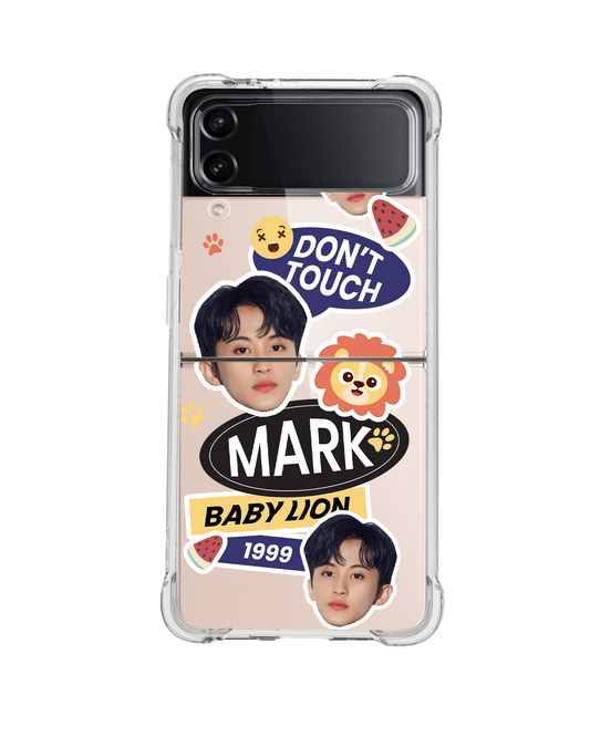 Android Flip / Fold Rearguard Hybrid - Face Grid Baby Lion