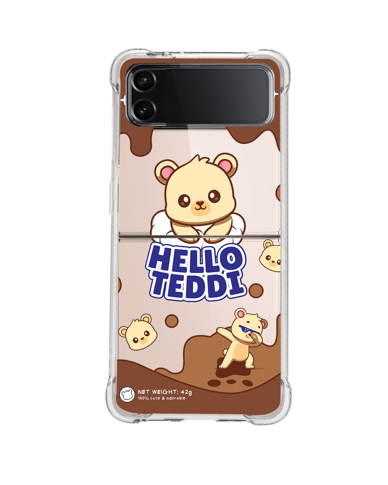 Android Flip / Fold Rearguard Hybrid - Hello Teddy 1.0