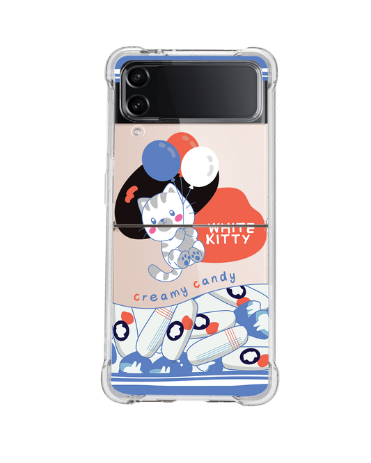 Android Flip / Fold Rearguard Hybrid - White Kitty