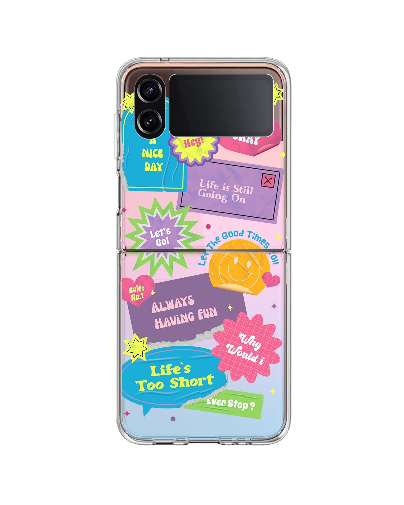 Android Flip / Fold Rearguard Holo - Life's Too Short