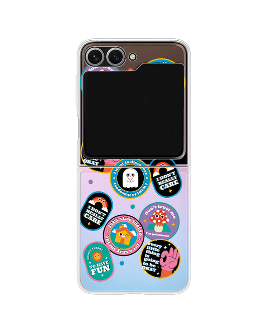 Android Flip / Fold Rearguard Holo - Monster Sticker Pack