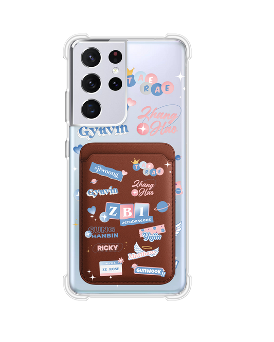 Android Magnetic Wallet Case - Zerobaseone Members