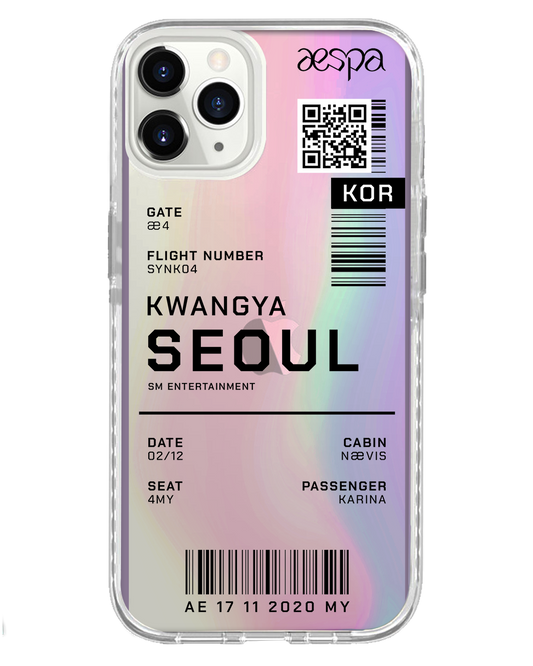 iPhone Rearguard Holo - Aespa Kwangya Ticket