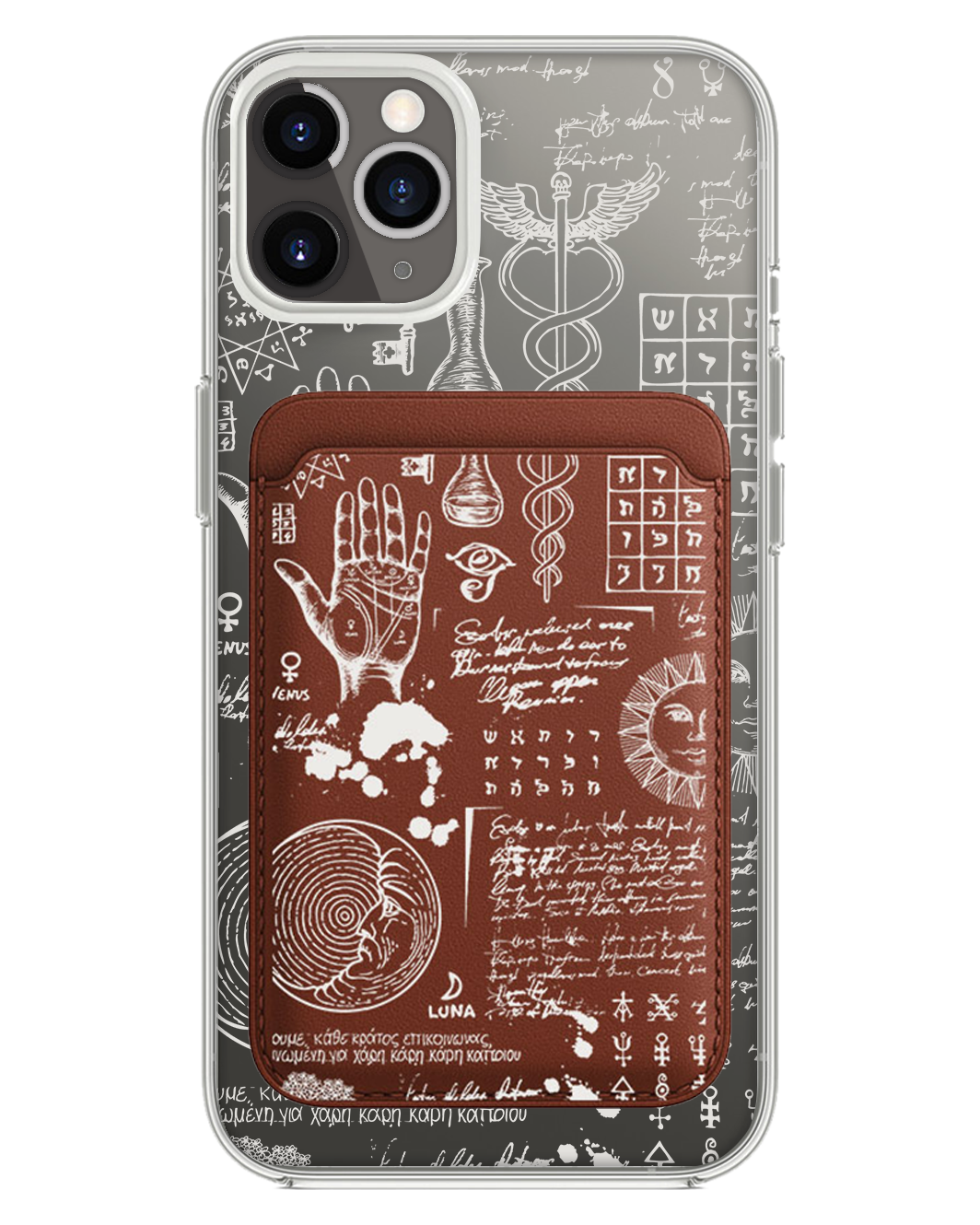 iPhone Magnetic Wallet Case - Alchemy