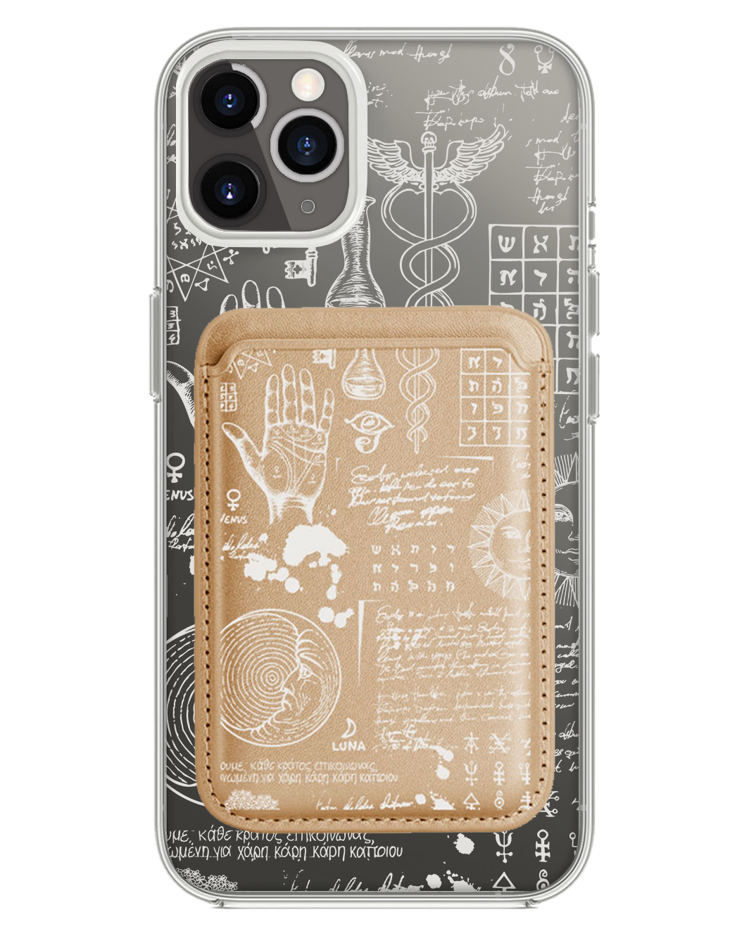 iPhone Magnetic Wallet Case - Alchemy