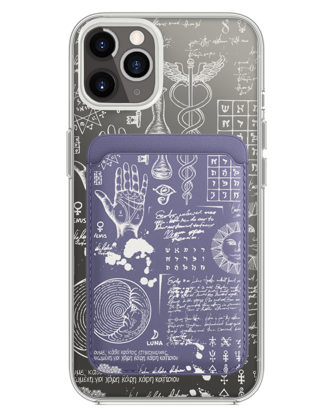iPhone Magnetic Wallet Case - Alchemy