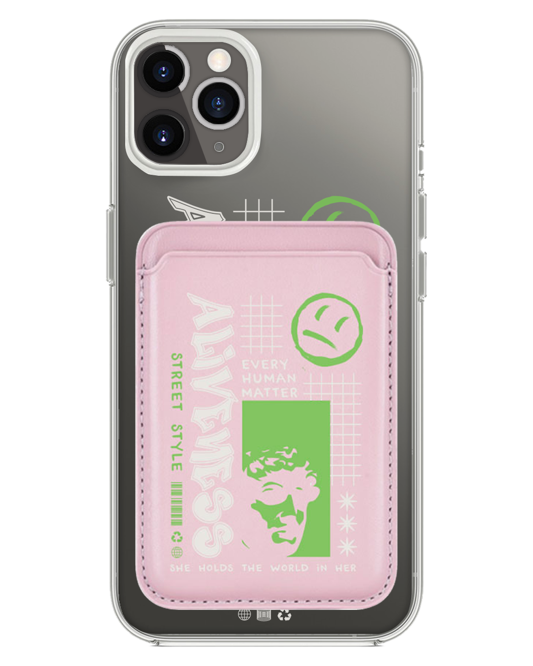 iPhone Magnetic Wallet Case - Alive