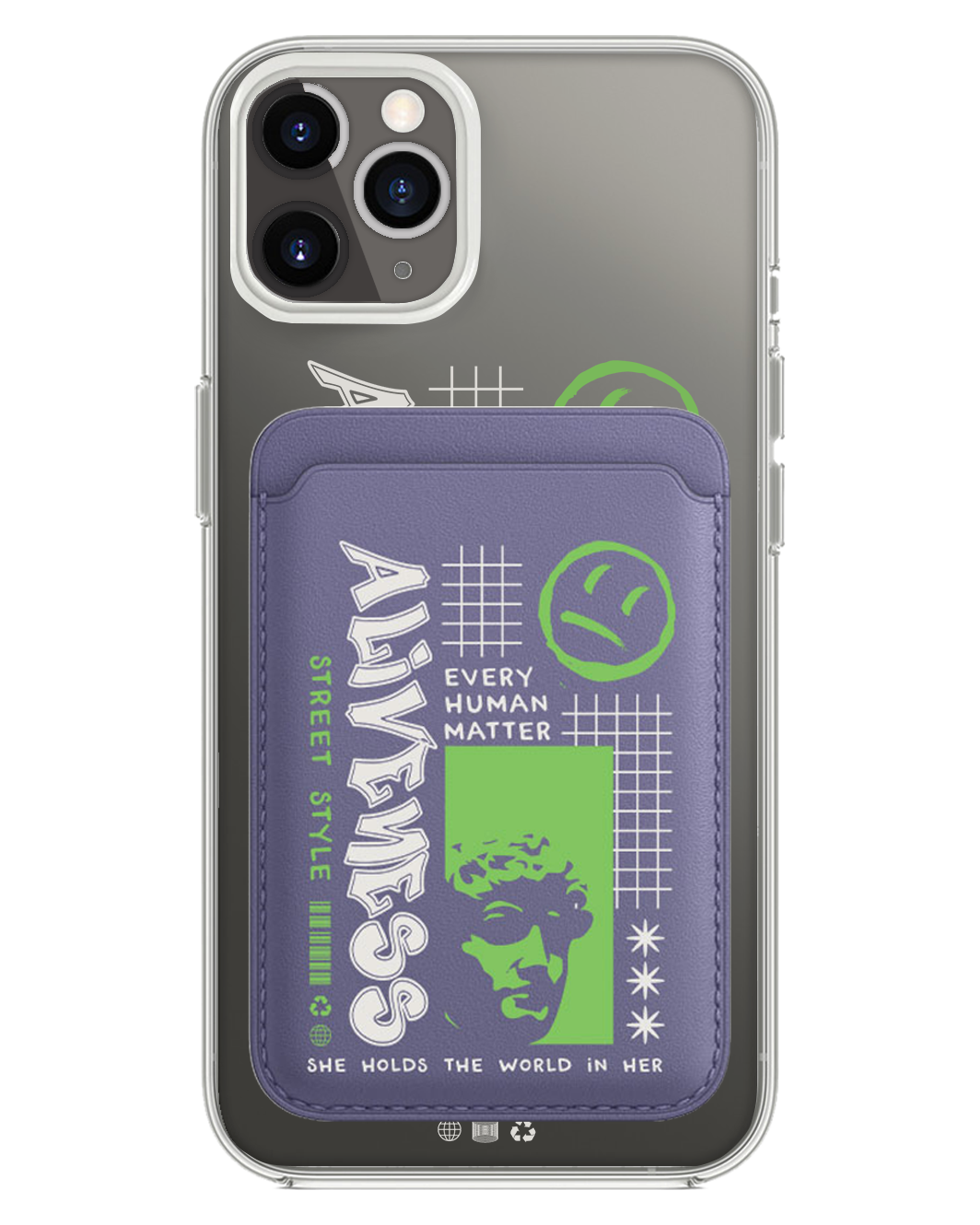 iPhone Magnetic Wallet Case - Alive