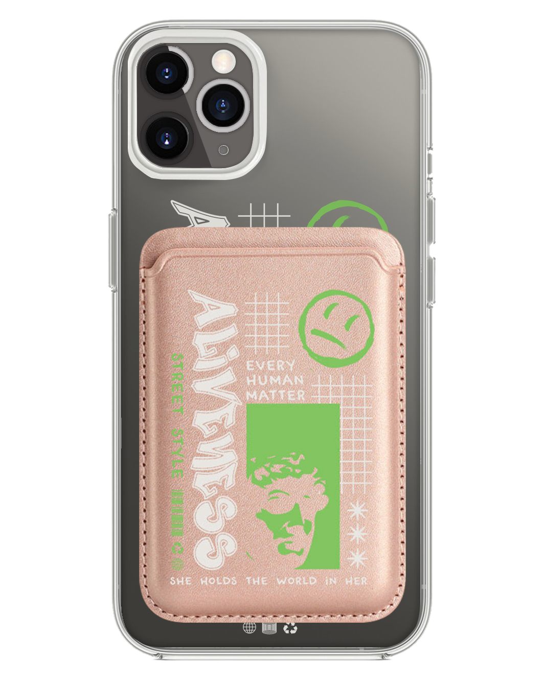iPhone Magnetic Wallet Case - Alive