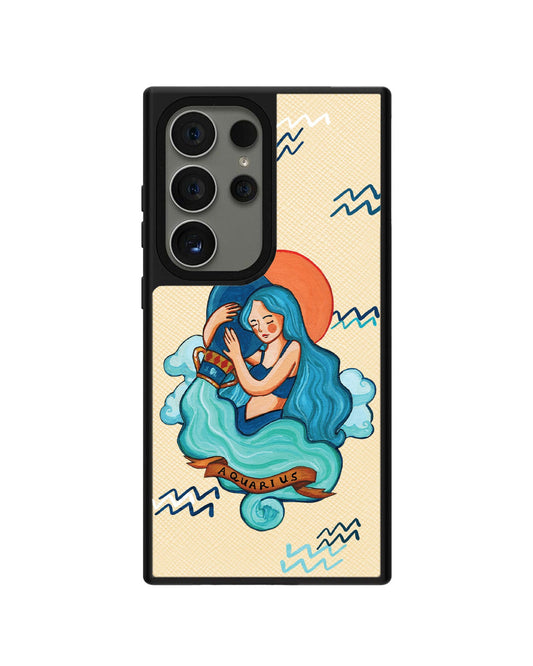 Android Leather Grip - Aquarius