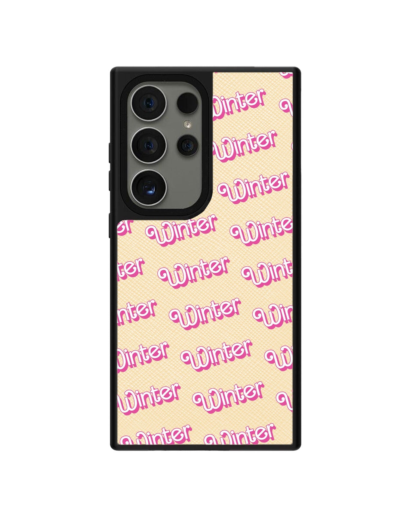 Android Leather Grip - Barbie Monogram