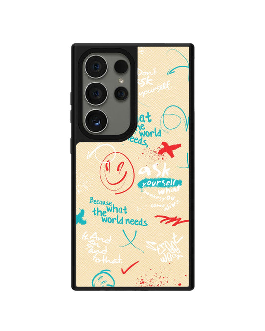 Android Leather Grip - Graffiti 2.0
