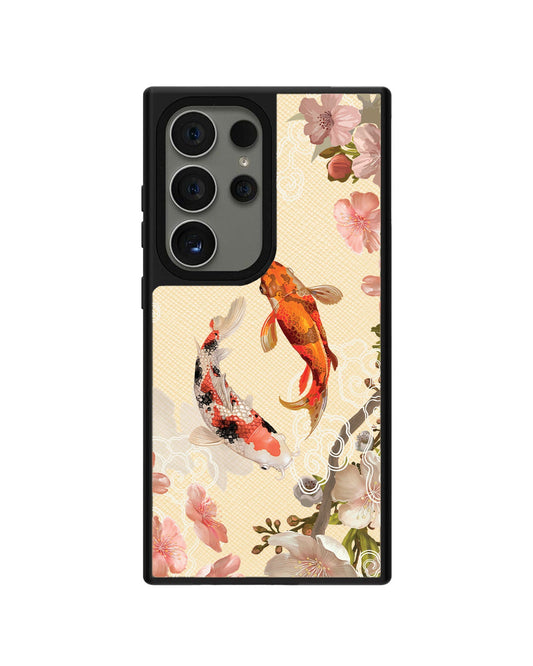 Android Leather Grip - Oil Painting Koi