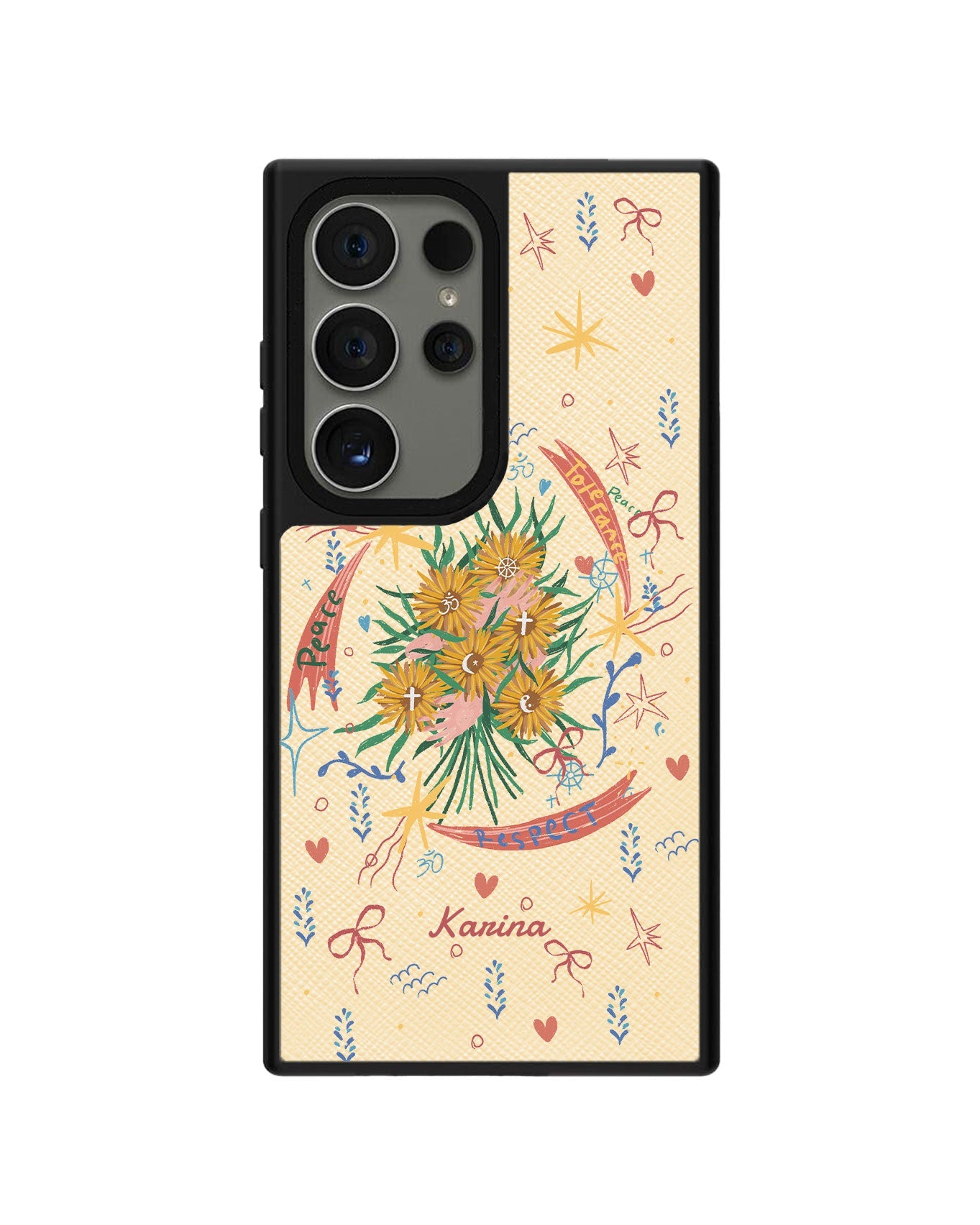 Android Leather Grip - Peace
