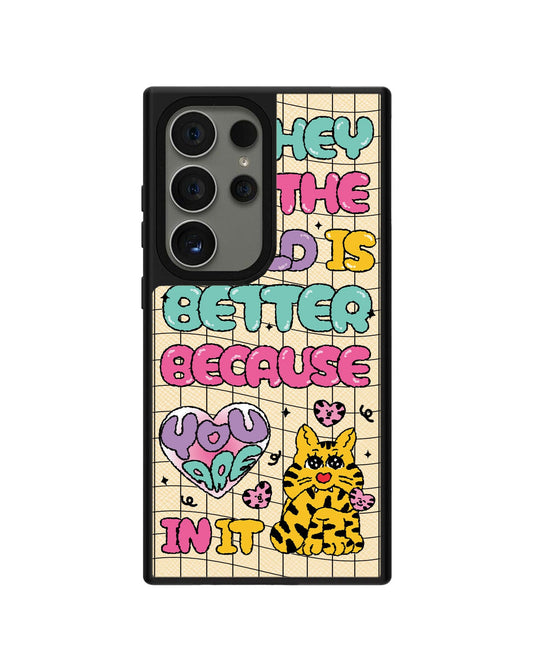 Android Leather Grip - You're My World