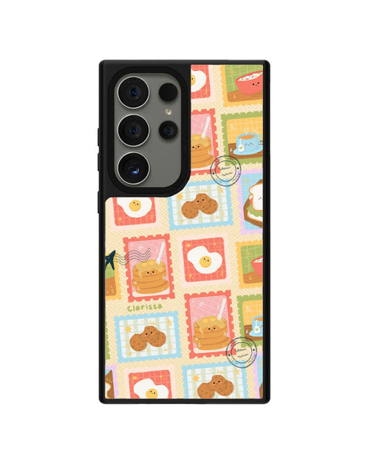 Android Leather Grip - Breakfast Menu Stamps