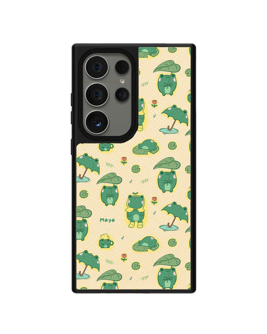 Android Leather Grip - Happy Rain