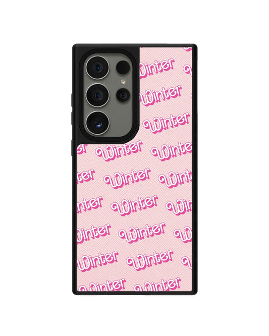Android Leather Grip - Barbie Monogram
