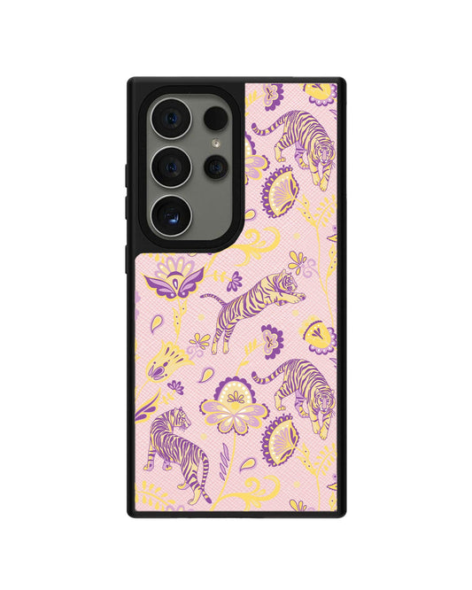ปลอกหุ้มหนัง Android - ลาย Tiger &amp; Floral 4.0