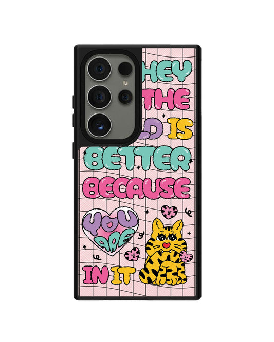 Android Leather Grip - You're My World