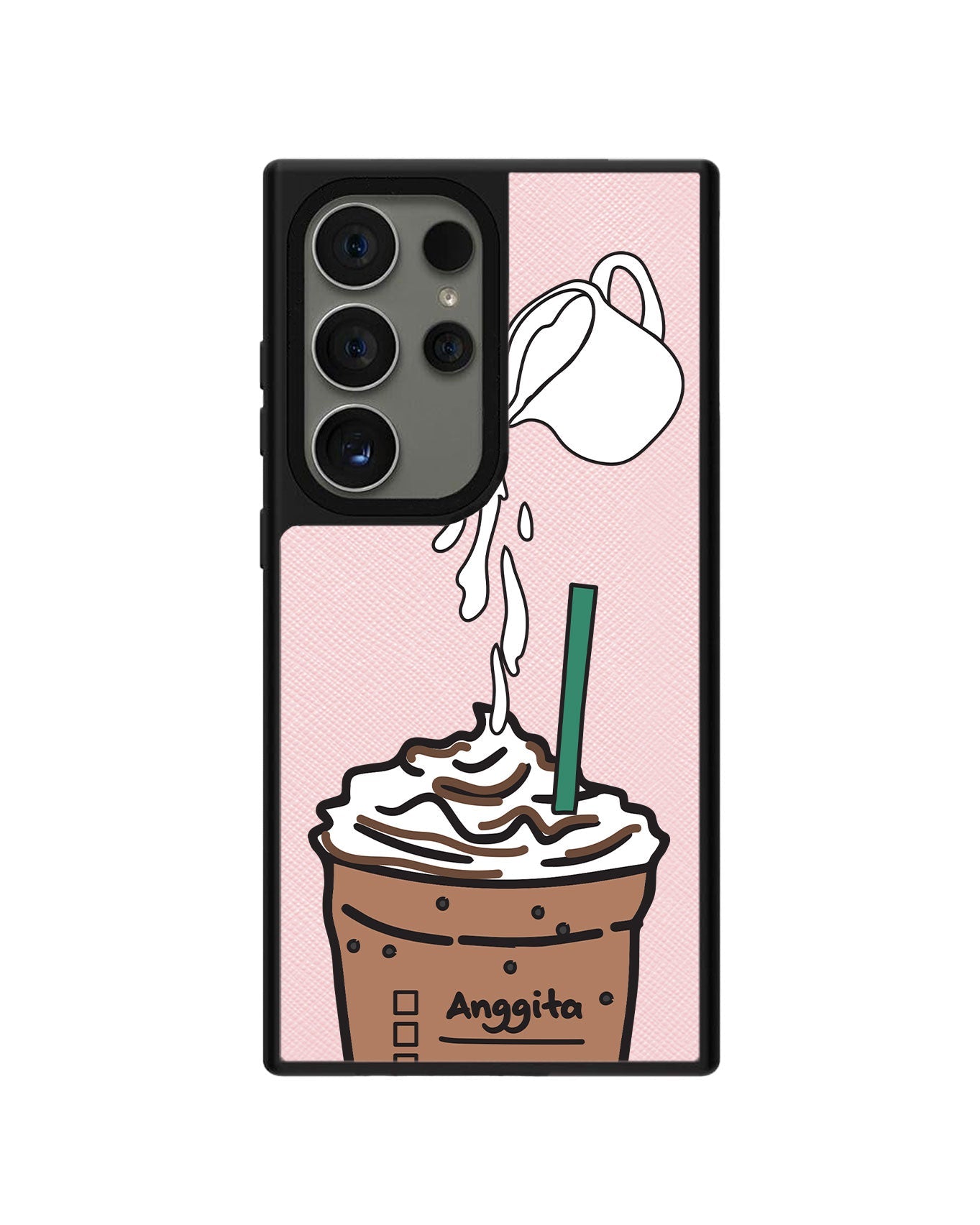 Android Leather Grip - Coffee Frappe