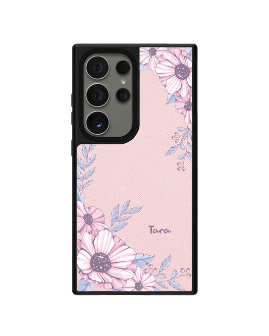 Android Leather Grip - Pink Blossom