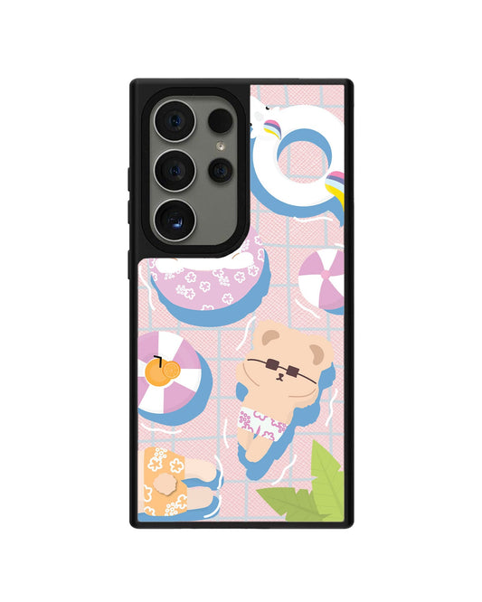 Android Leather Grip - Pool Party Pink