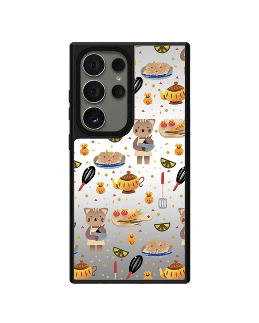 Android Mirror Grip - แมวทำอาหาร