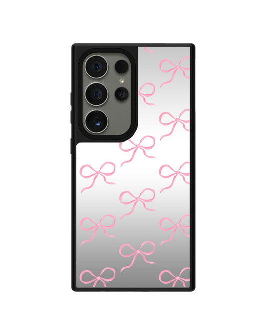Android Mirror Grip - โบว์ชมพู Coquette