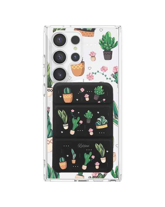 เคสกระเป๋าสตางค์พับสามทบแบบแม่เหล็กสำหรับ Android - Cactus 3.0