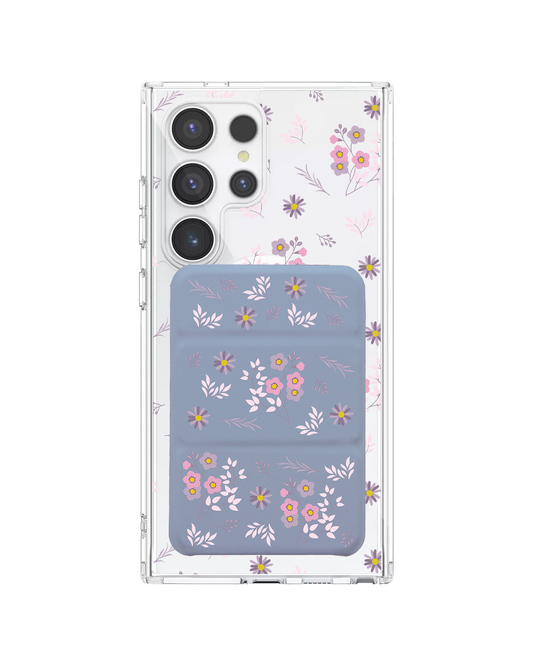 เคสกระเป๋าสตางค์พับสามทบแบบแม่เหล็กสำหรับ Android - Cherry Blossom