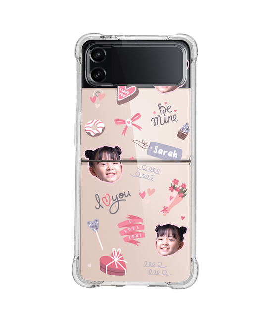 Android Flip / Fold Rearguard Hybrid - Face Grid Lovely