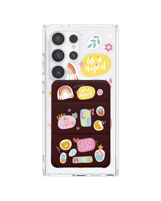 เคสกระเป๋าสตางค์พับสามทบแบบแม่เหล็กสำหรับ Android - Good Day 1.0