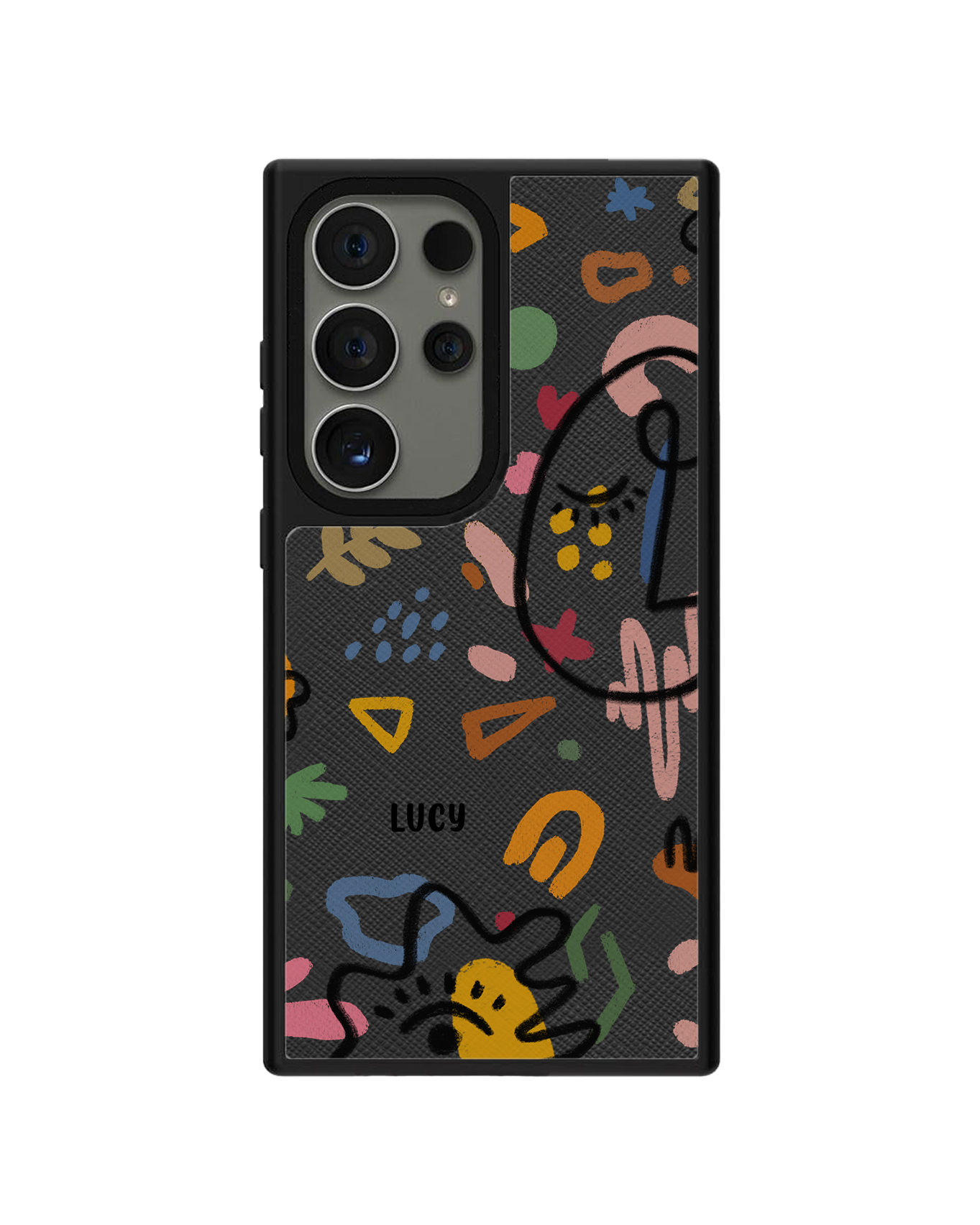 Android Leather Grip - แอ็บสแตร็กต์ 5.0