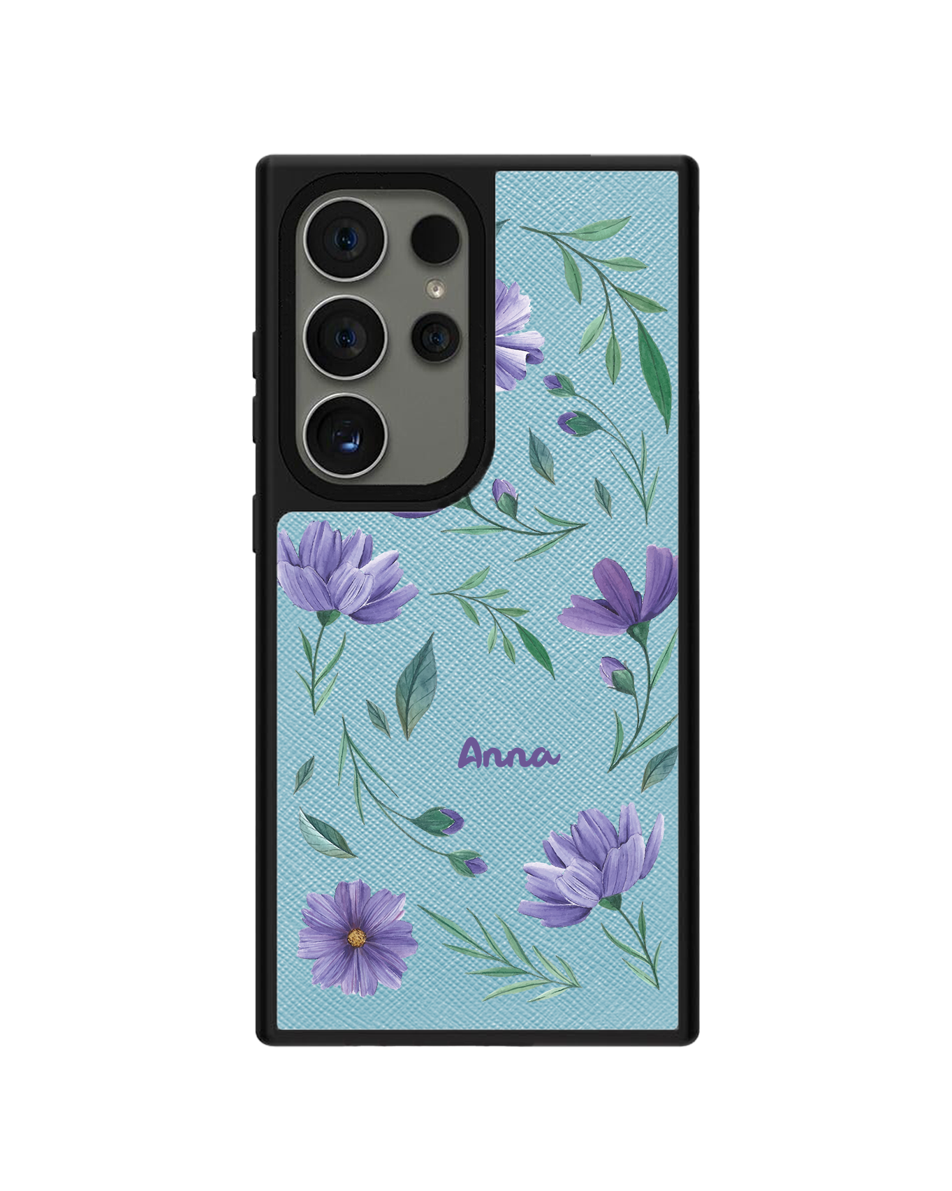 Android Leather Grip - สีม่วงเดือนกุมภาพันธ์